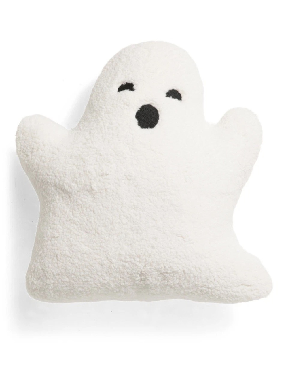 Martha Stewart White Ghost Shaped Pillow 19x22 NWT